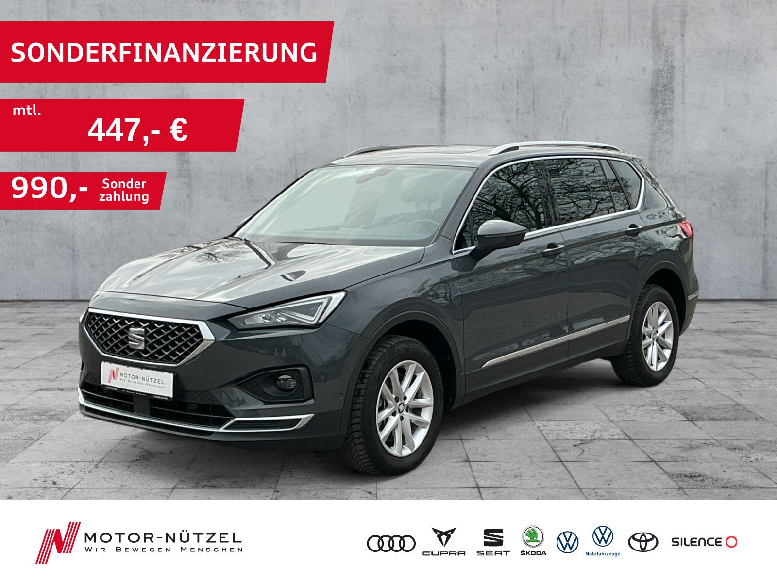 Seat Tarraco 2.0 TDI DSG 4x4 XCELLENCE LED+AHK+PANO