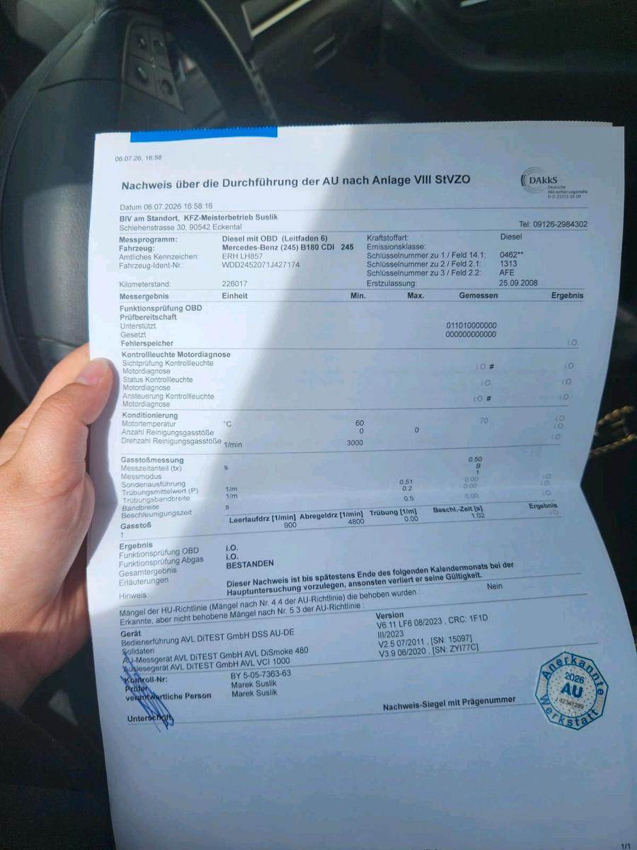 Mercedes-Benz B180 2008 — photo 11