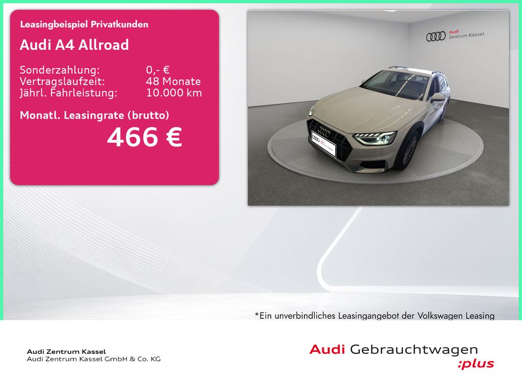 Audi A4 allroad 40 TDI qu. LED Kamera Navi Carplay