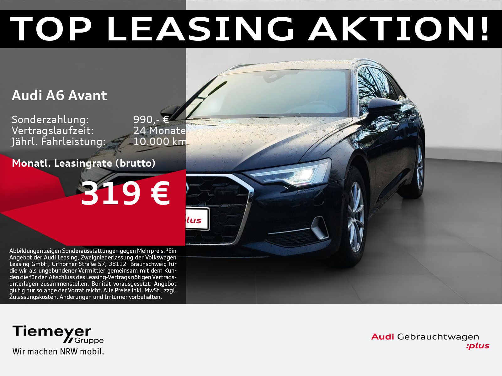 Audi A6 Avant 40 TDI Q ADVANCED LM19 LEDER AHK HuD MA