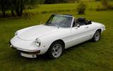Alfa Romeo 1750, neuer Motor, Rundheck-Spider