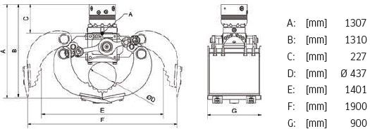 Fahrzeugabbildung Andere DMS SG22090 inkl. Rotator Sortiergreifer / NEU