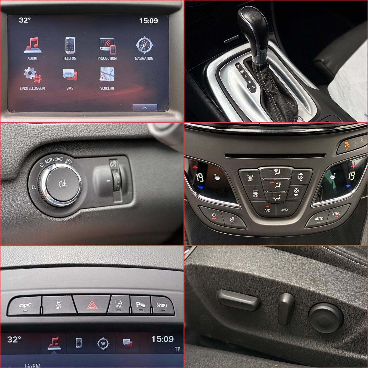 OPEL INSIGNIA OPC 2.8 V6 TURBO 325ch 4X4 - BVM - SIÈGES ÉLECTRIQUES CUIR - CAMÉRA DE RECUL - SONORISATION BOSE - APPLE CARPLAY