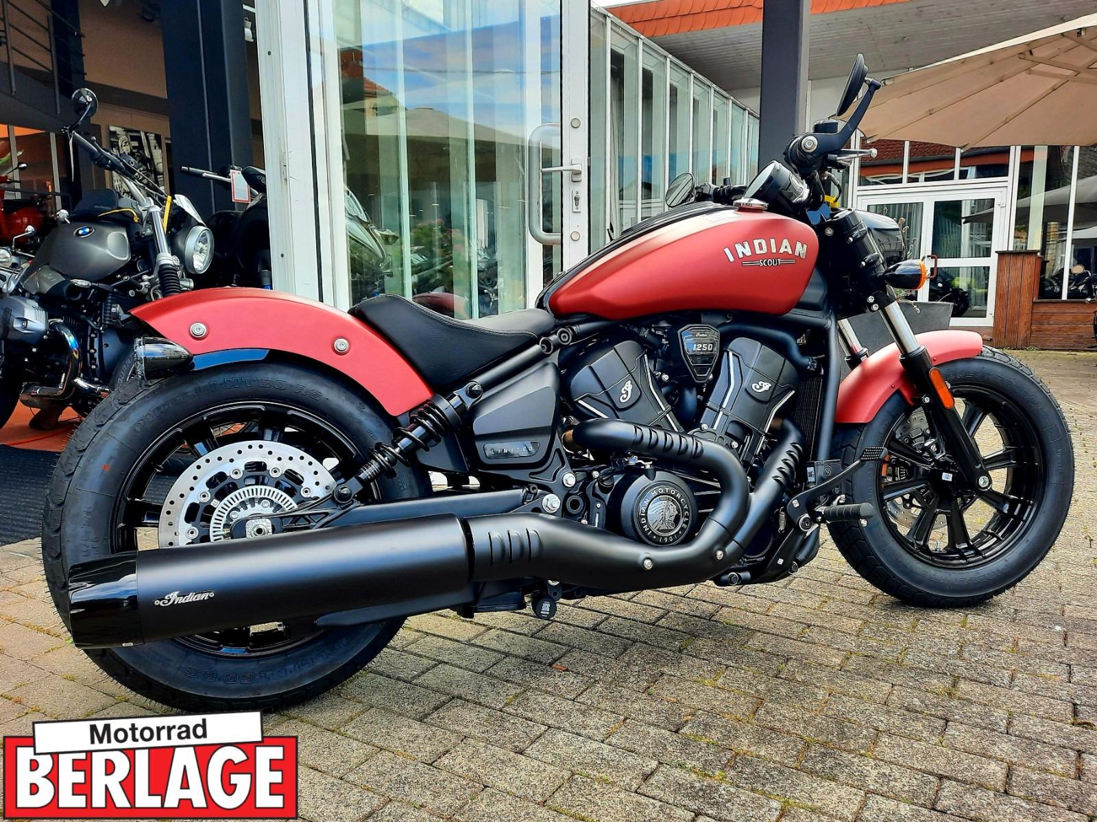 Indian Scout Bobber 2025 Limited Tech sunset red 105PS