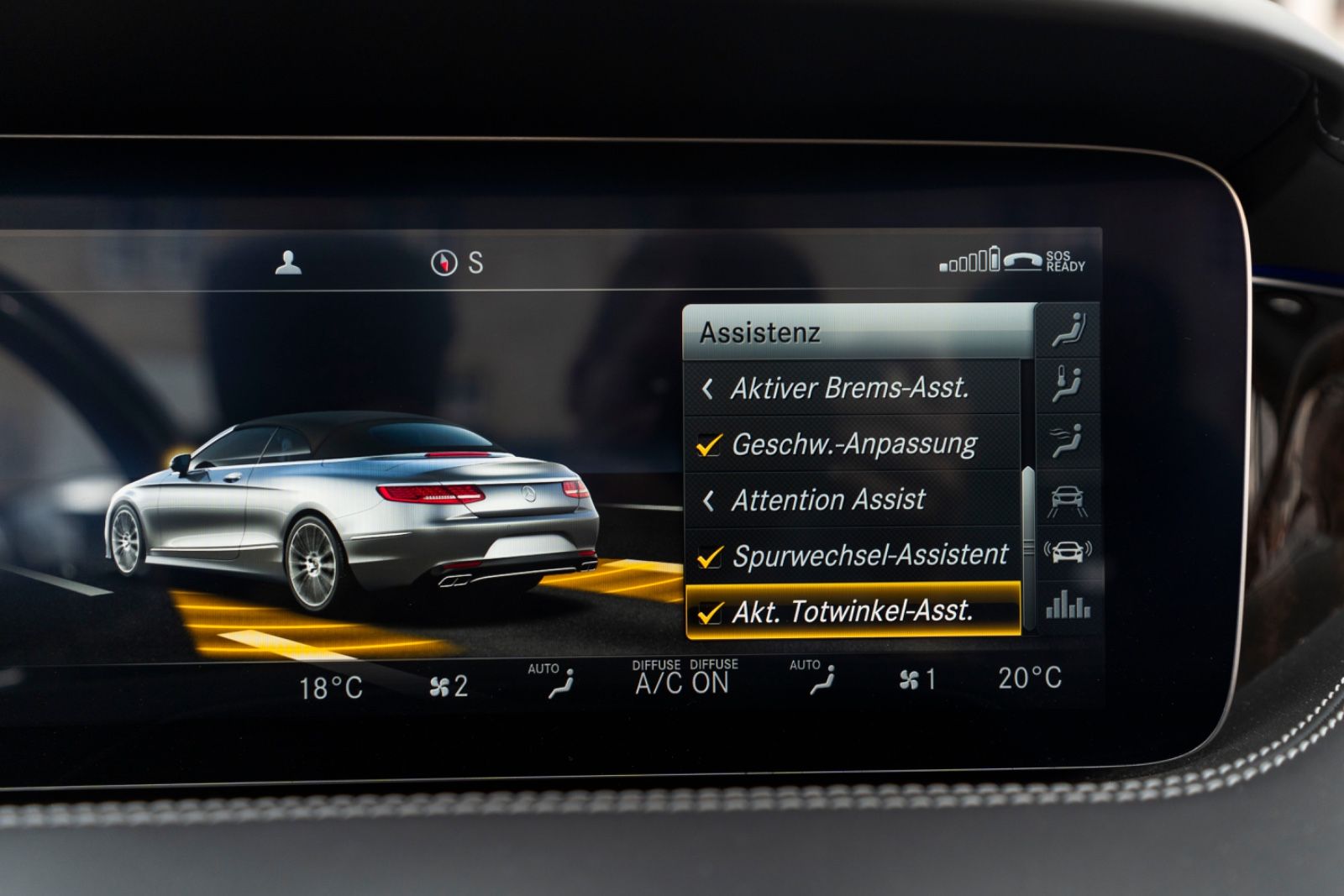 Fahrzeugabbildung Mercedes-Benz S 560 CABRIOLET BURMESTER 360° ACC MASSAGE LED