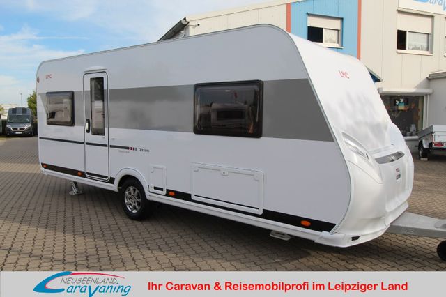 Neuseenland Caravaning Fahrzeugverkauf LMC Tandero 500 E *MJ23 *Einzelbetten*GFK-Dach*