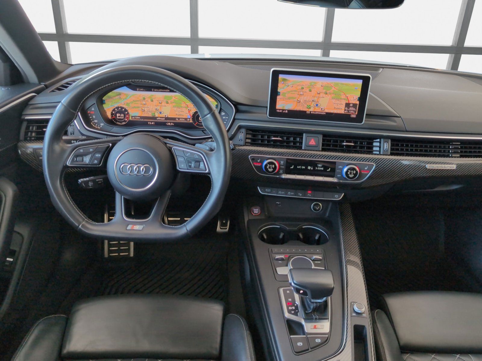 Audi  3.0 TFSI quat./360°/Pano/VC/Carbon/ACC/AHK/DAB foto 9