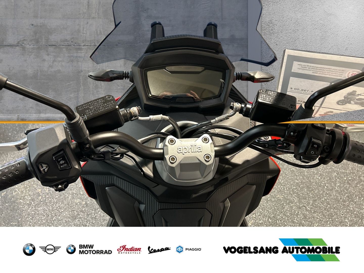 Fahrzeugabbildung Aprilia SR 125 SR-GT Sport, I-Get, Modell 2025, Voll-LED