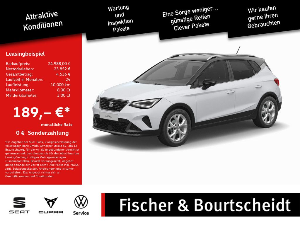 Seat Arona 1.0 TSI FR SHZ KAMERA NAVI ACC FACEL. LED