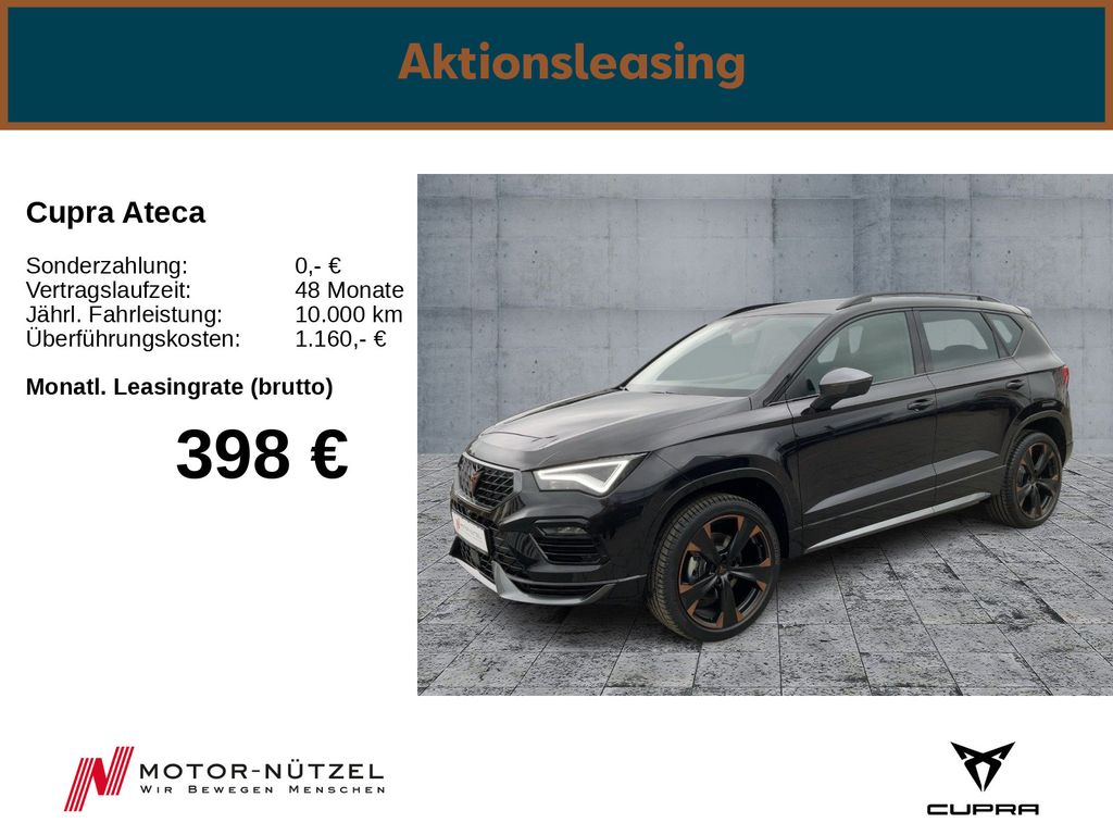 Cupra Ateca 190PS/ AHK/ TopView/ NAVI/ SHZ/ PDC/ 19"