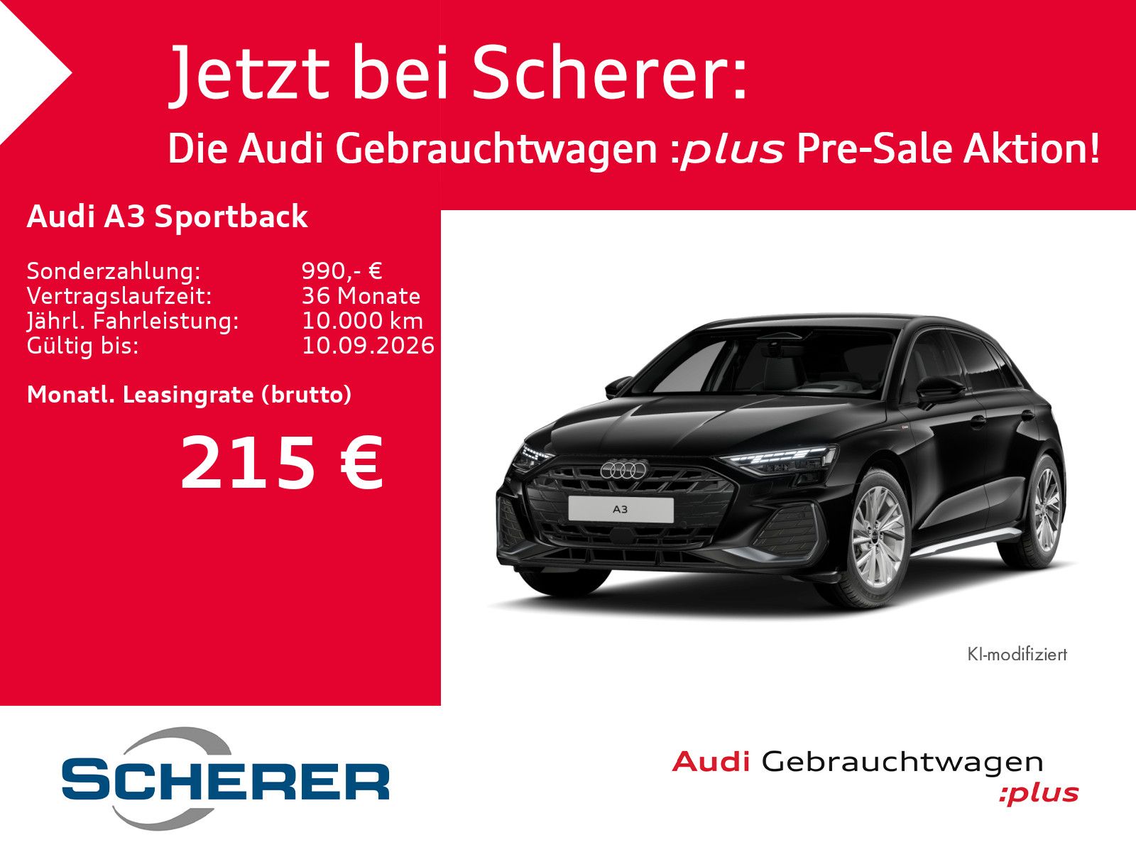 Audi A3 Sportback S line TFSI 110 KW S tronic SONOS R