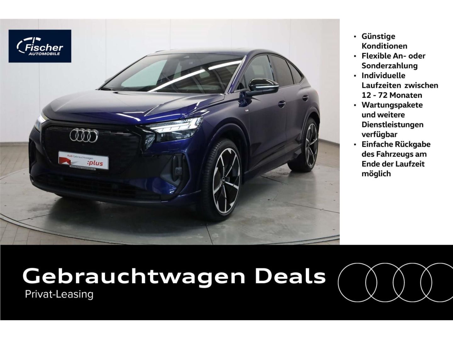Audi Q4 e-tron Sportback S line 55 qu. AHK/21''/P-Dac