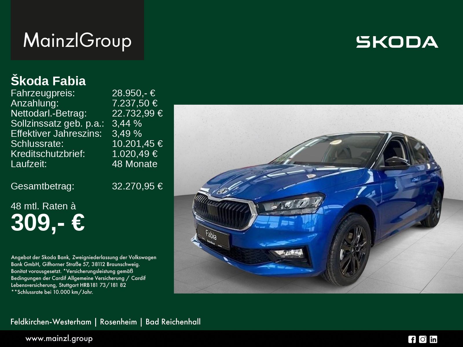 Skoda Fabia Selection 1,0 TSI 85 kW 6-Gang-Schaltgetri