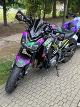 Kawasaki Z900 Akrapovic Raximo LED kurzes Heck