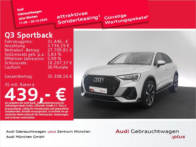 Audi Q3 Sportback 35 TFSI S tronic S line StdHzgVirt 2021