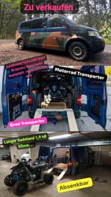 Volkswagen VW T5 Camper Van Quad Transporter Motorrad... - VW T5 Transporter Gebrauchtwagen in Leipzig