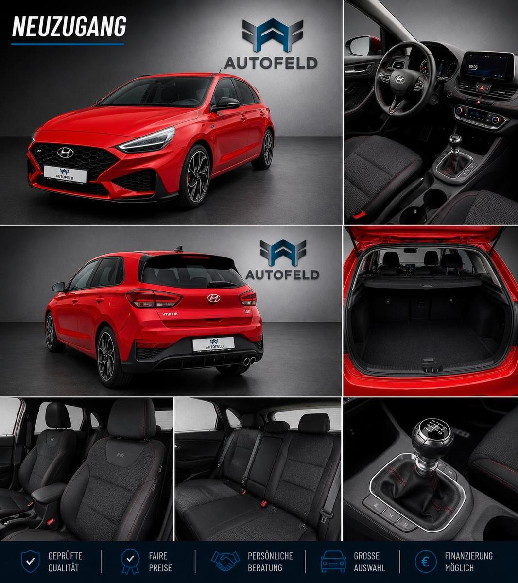 Hyundai i30 1.6 CRDi N Line/VOLL SHEFT/LED/NAVI/RCAM/SHZ