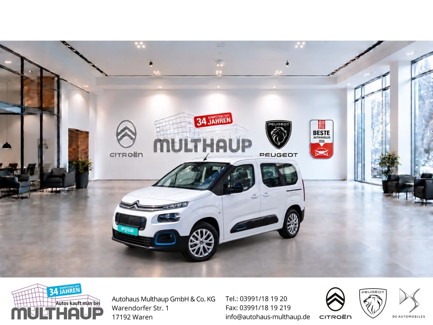 Citroën Berlingo Feel M Elektromotor 136 StandHZG SHZ