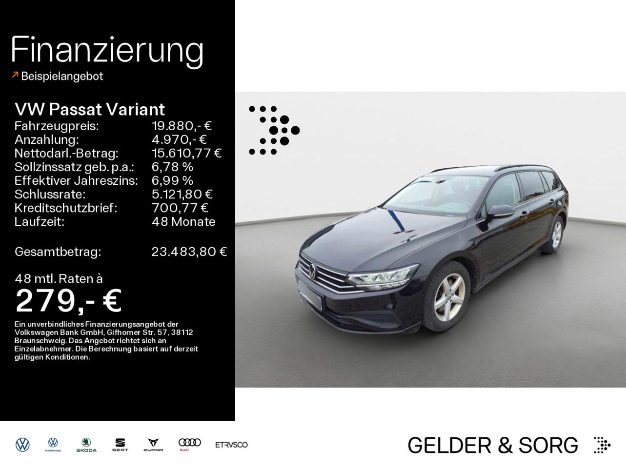Volkswagen Passat Variant 2.0 TDI LED*NAVI*AHK*ACC