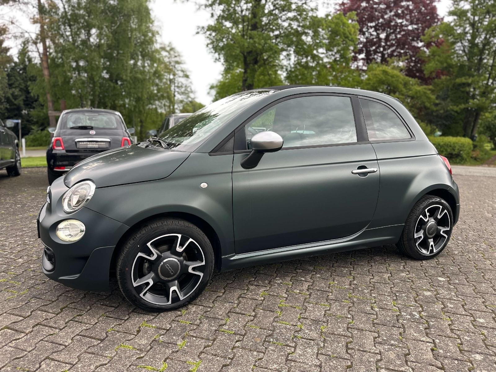 Fiat 500C 1.0 Mild-Hybrid Rockstar  Portofino Grün Ma