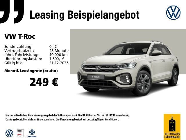 VW T-Roc 1.5 TSI R-Line DSG *LED+*ACC*SHZ*