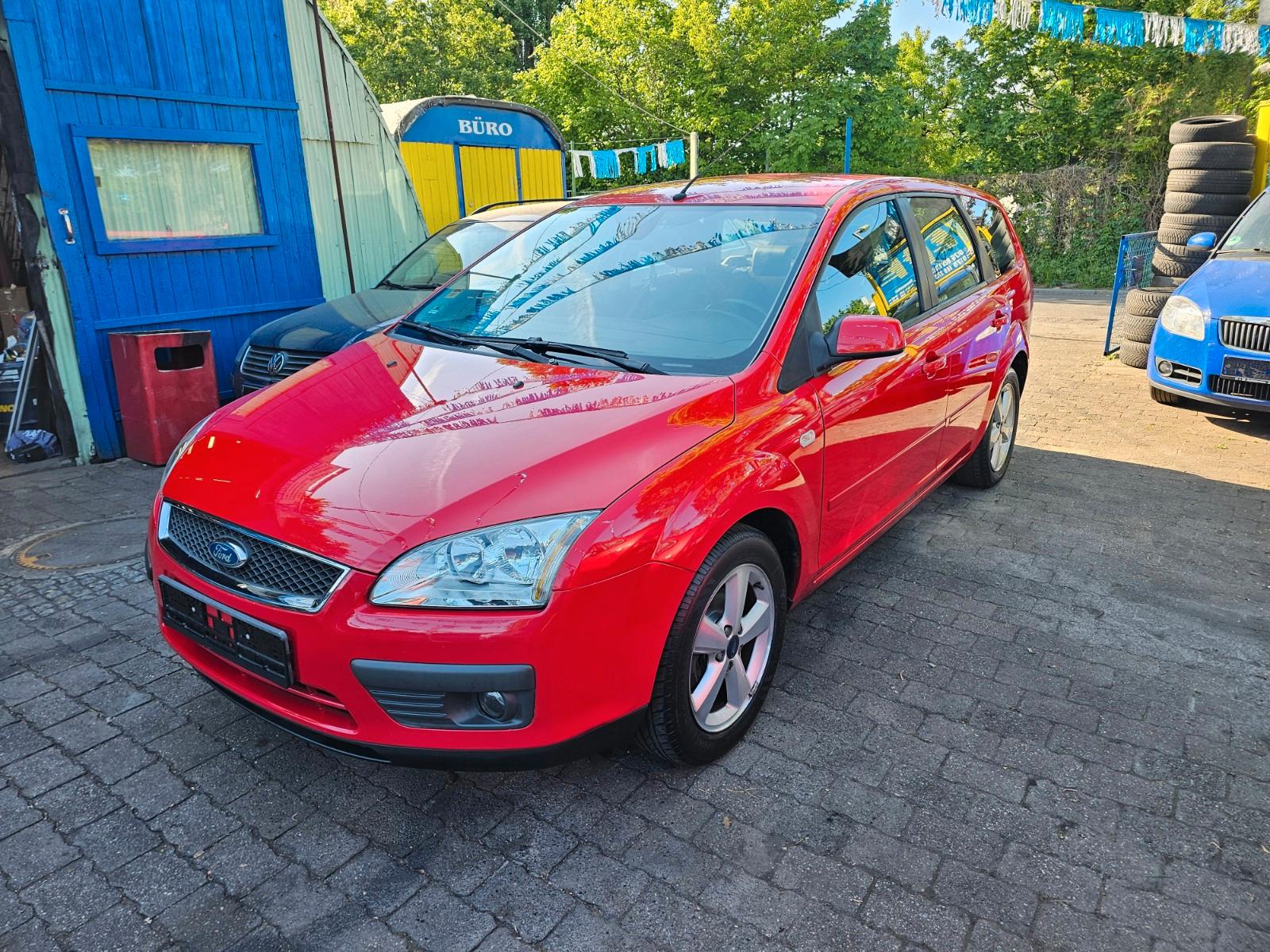 Ford Focus Turnier Tüv Neu 6.2027 Teilleder Klima Alu