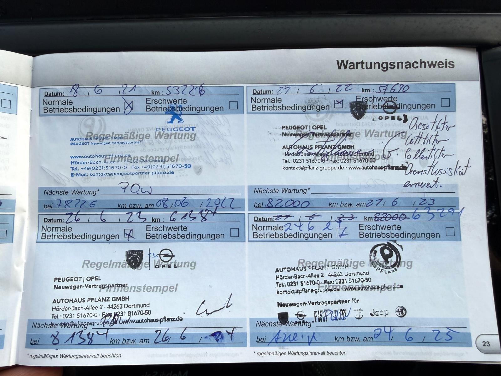 Peugeot 2008 Allure / Zahnriemen Neu/ Scheckheftgepflegt