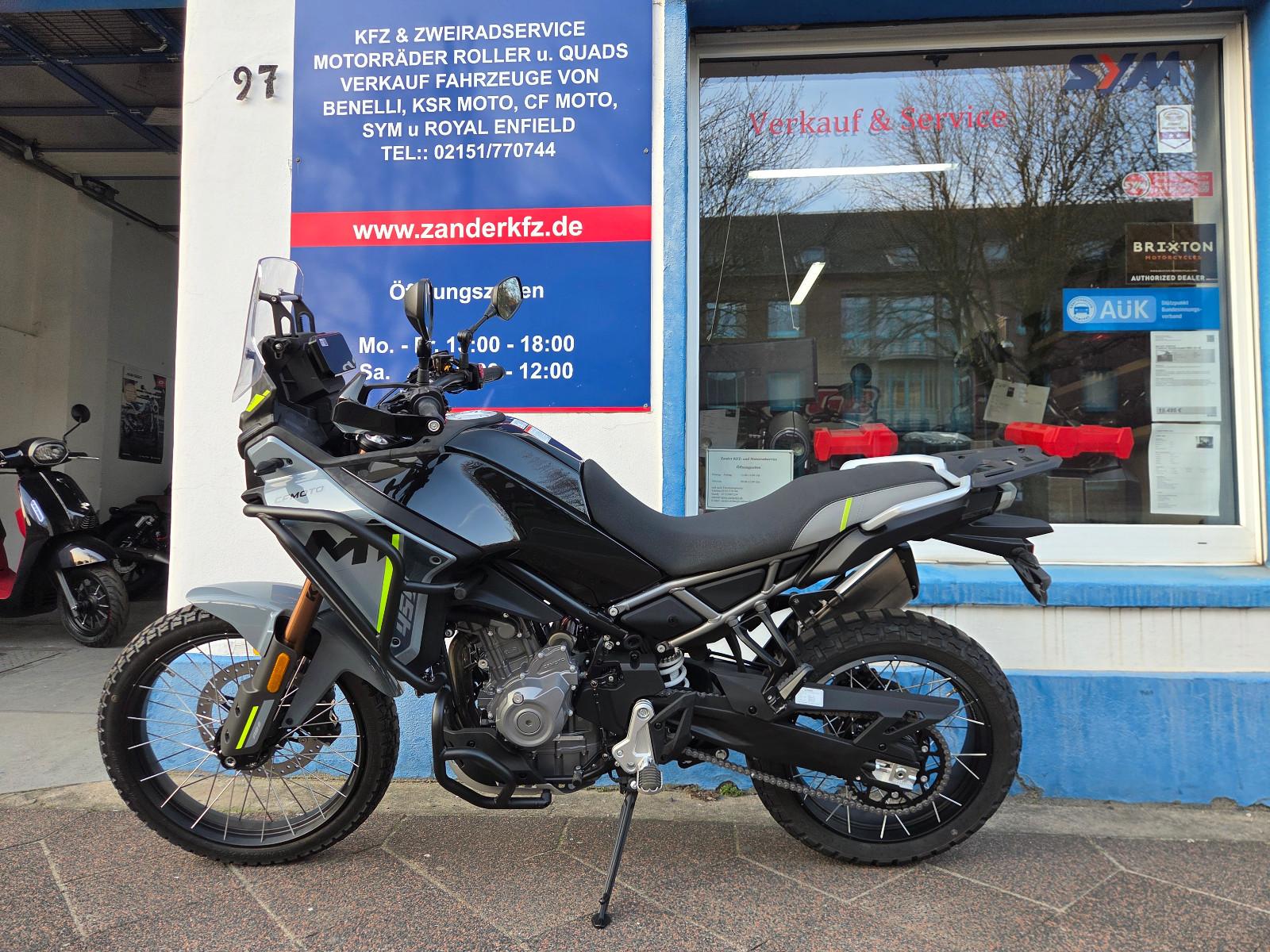 CFMOTO 450 MT  Mit Sturzbügel Oben und Unten