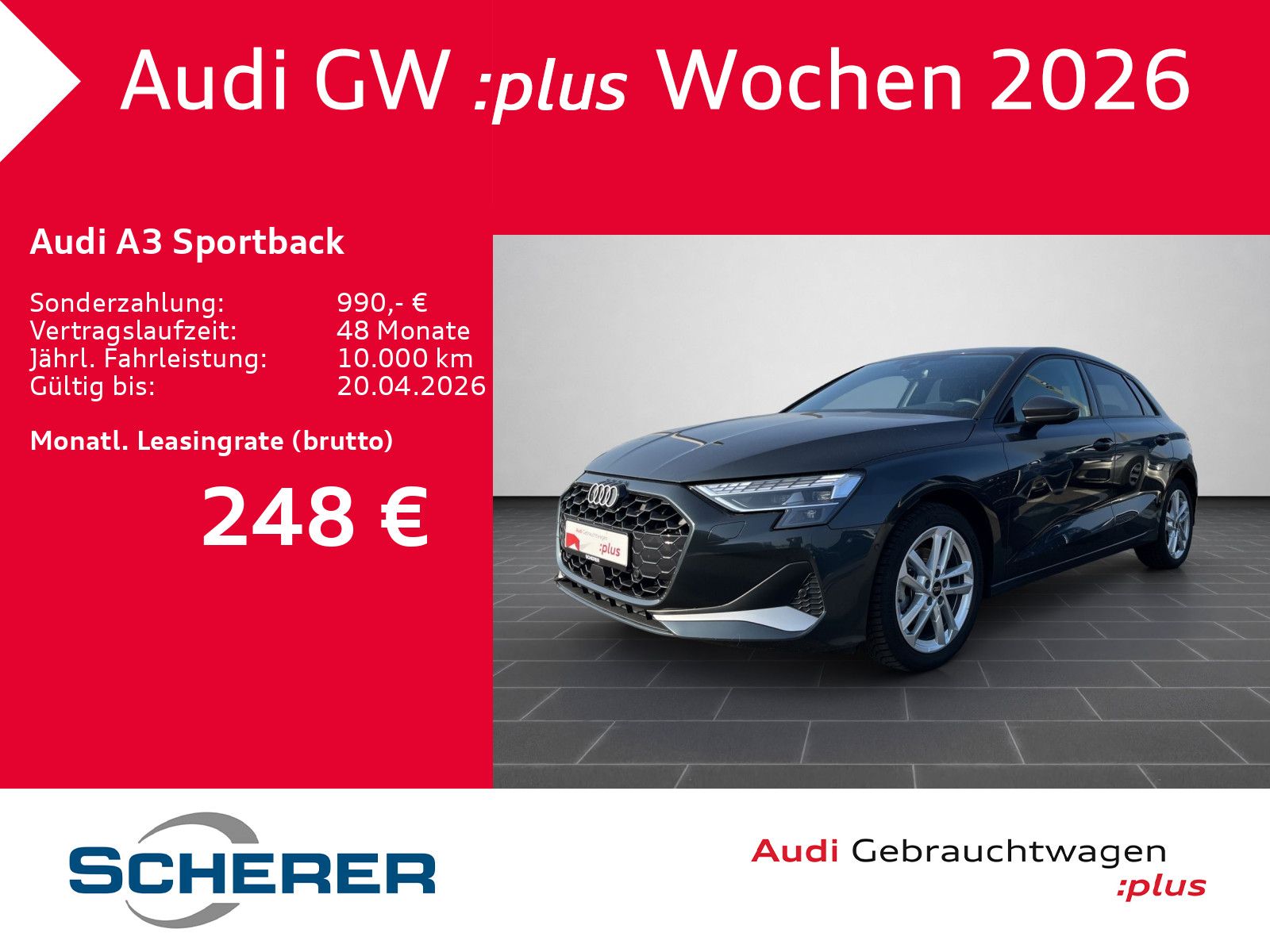 Audi A3 Sportback advanced 35 TFSI LED NAVI ACC RFK E