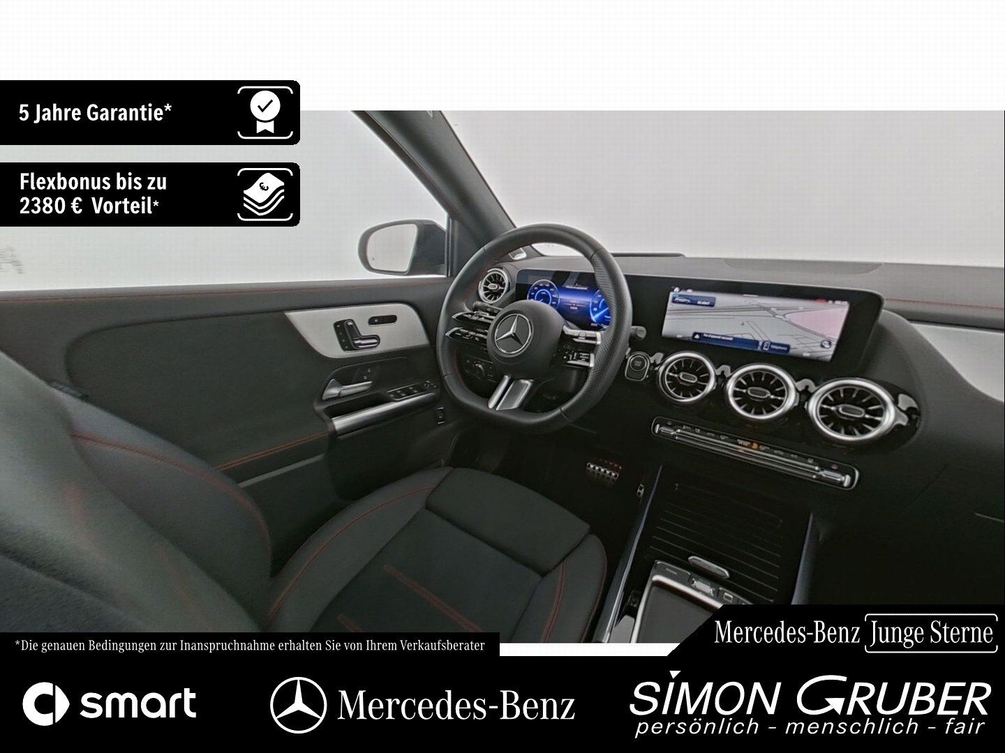 Fahrzeugabbildung Mercedes-Benz EQA 300 4M AMG Night Pano Burm HUD 360 Memory