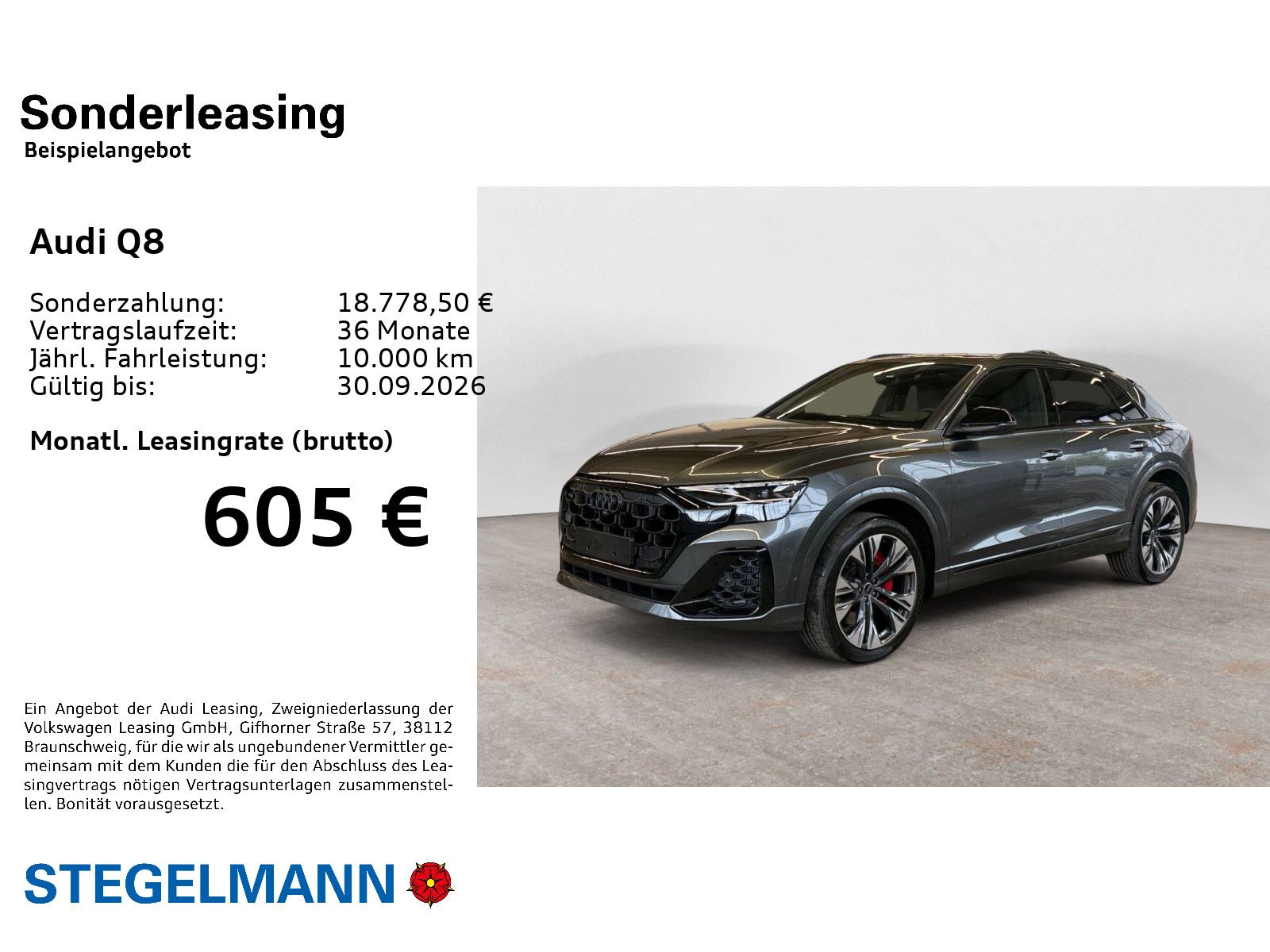 Audi Q8 SUV TFSI e quattro 360 kW tiptronic B&O PANO  imagem 2