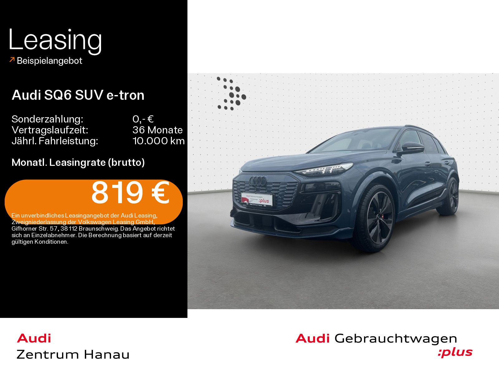 Audi SQ6 e-tron*HUD*AHK*MATRIX*B&O*LUFT*21ZOLL*NAVI