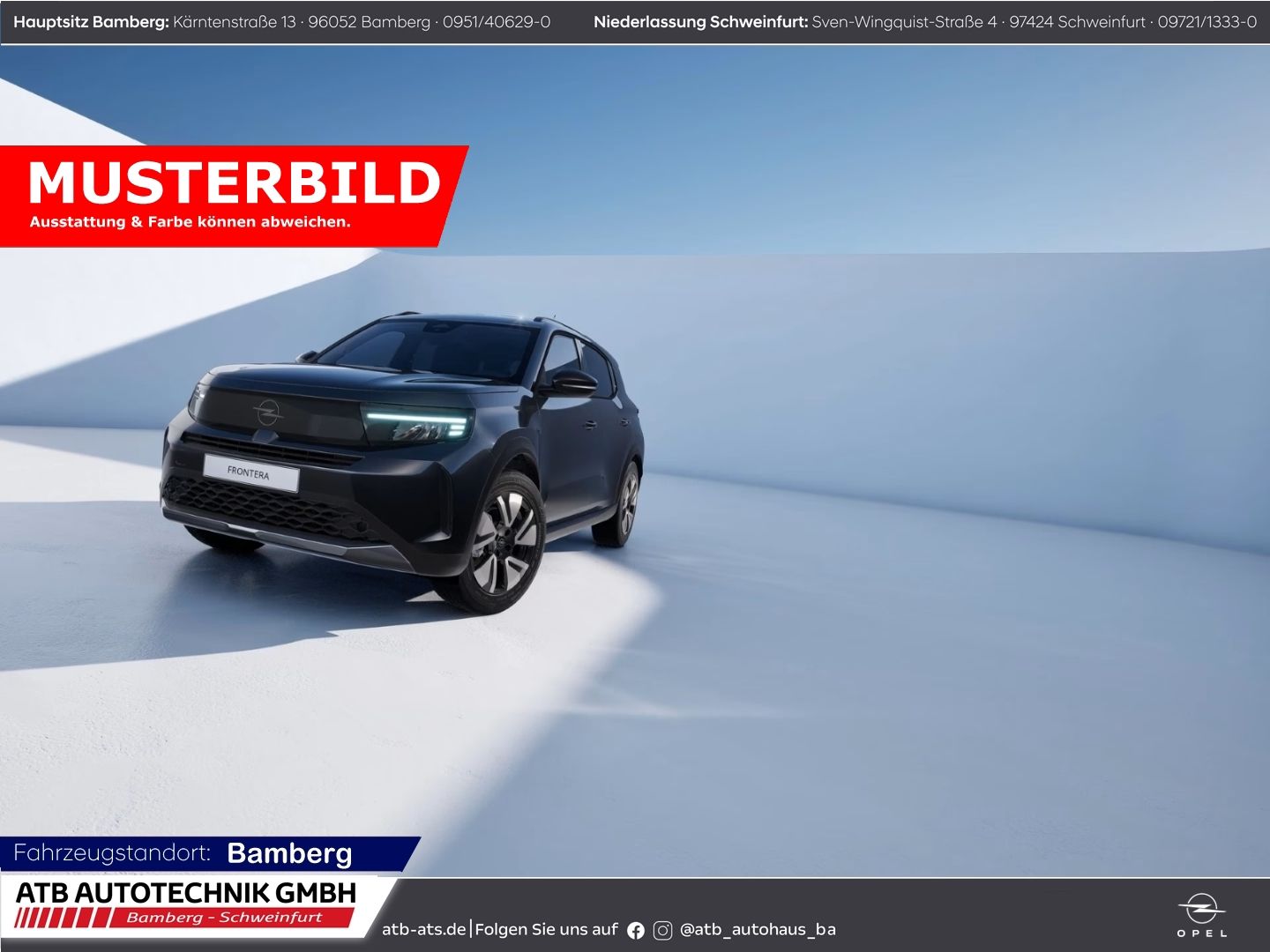 Fahrzeugabbildung Opel Frontera Ultimate, Allwetter, RFK, LHZ, SHZ, PDC