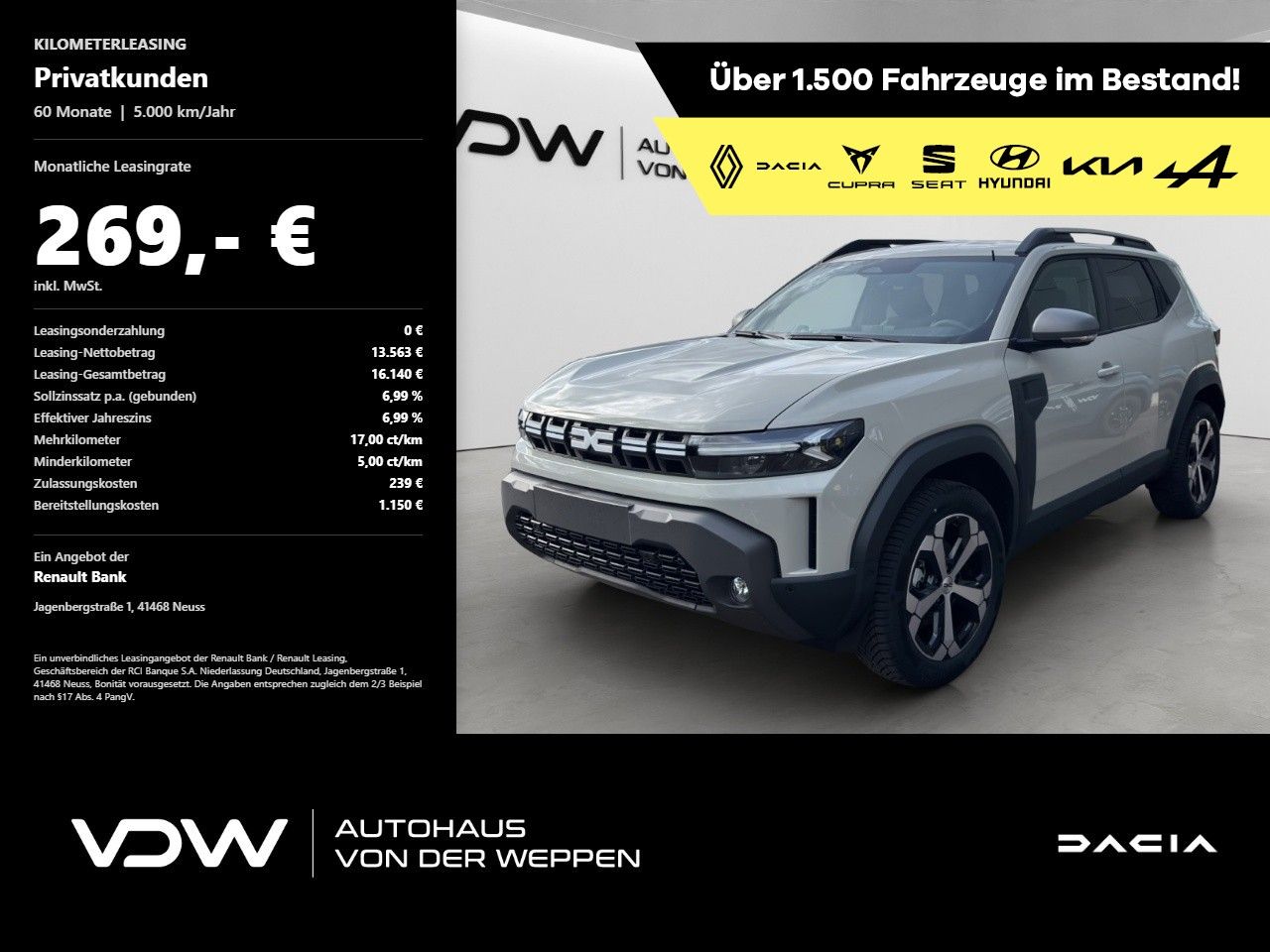 Dacia Duster Journey Hybrid-G 150 4x4