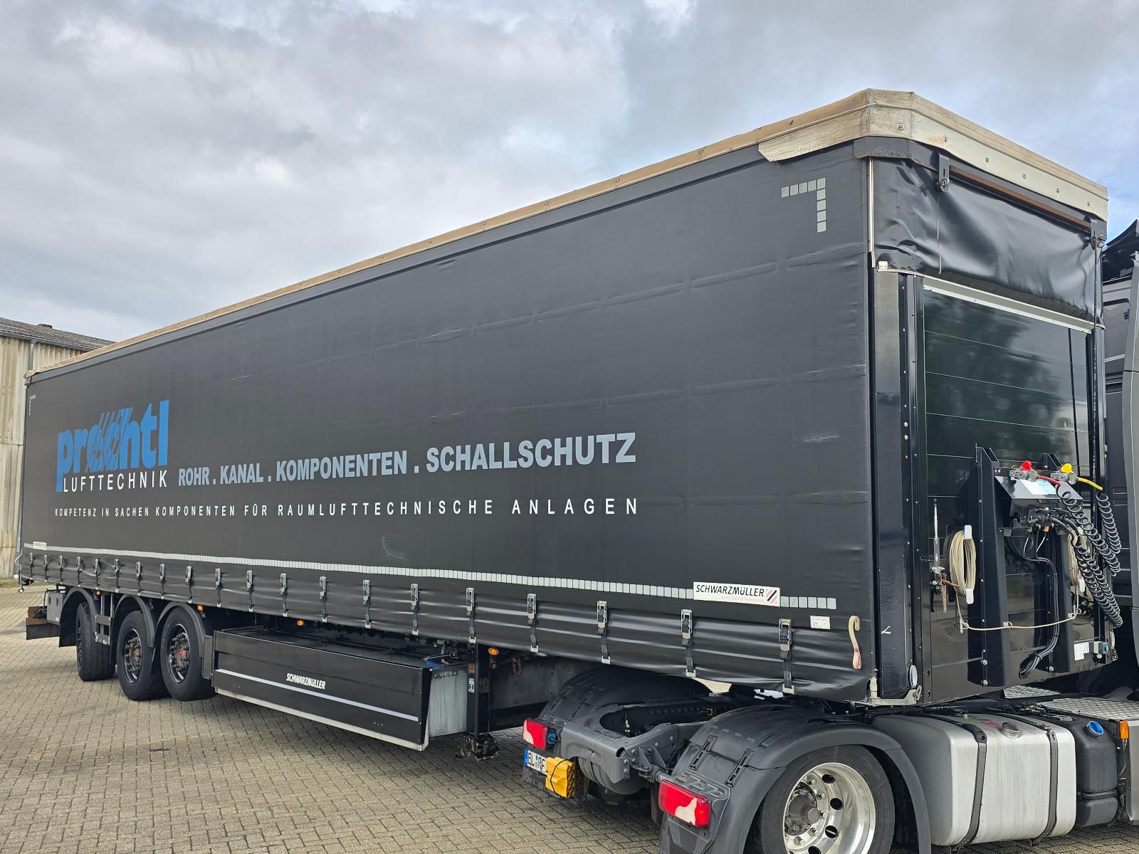 Schwarzmüller Liftachse Lenkachse Hubdach Staplerhalterung