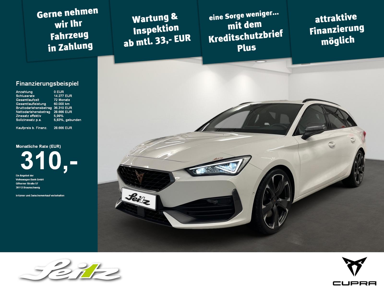 Cupra Leon Sportstourer 2.0 TSI VZ *LED*PDC*NAVI*SITZH