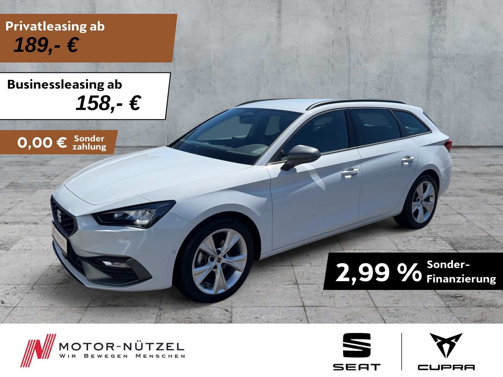 Seat Leon ST 1.5 eTSI DSG FR-LINE LED+NAV+APP+ACC+SHZ