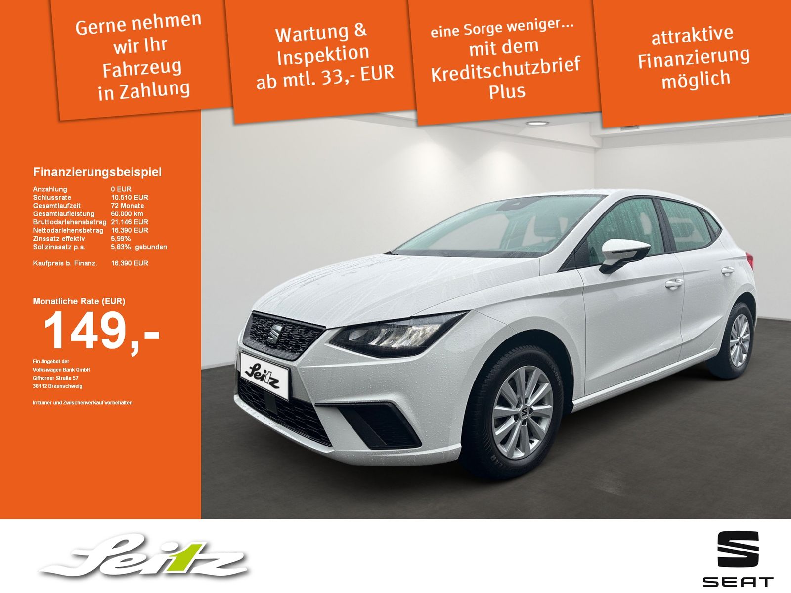 SEAT Ibiza 1.0 TSI Style Edition *LED*PDC*SITZH*