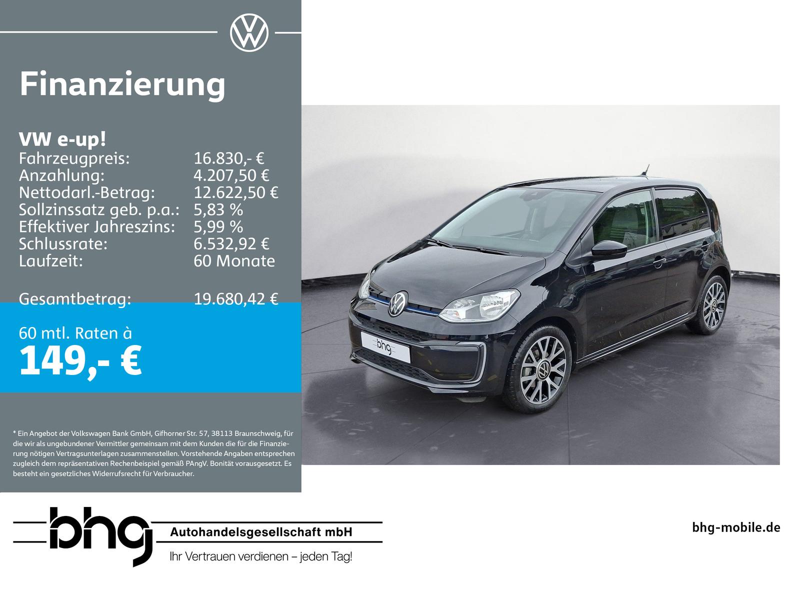 Volkswagen e-up!  32,h 1-G-Autom. Kamera