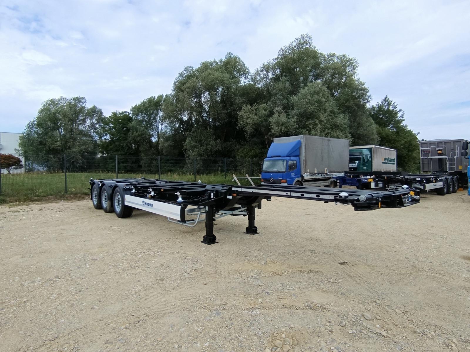 Krone SD, 20-45ft container, Liftachse, Heck Auschub