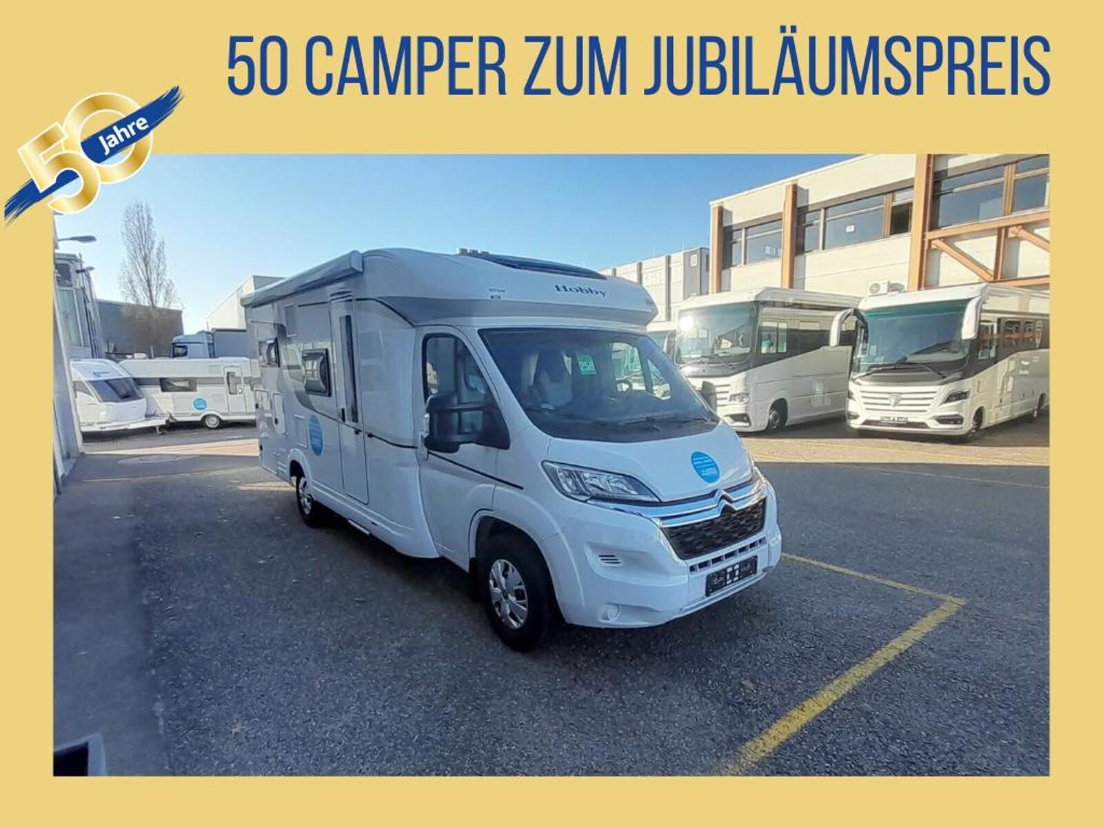 Hobby Optima OnTour T65 GE -Fahrradträger,Markise,Navi