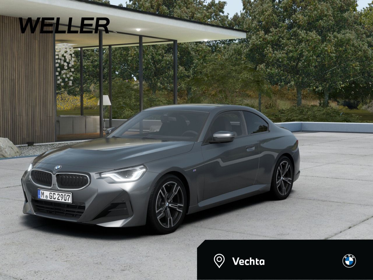 BMW 220i Coupe M Sport AdpLED,Live+,ParkAs,HiFi,Komf
