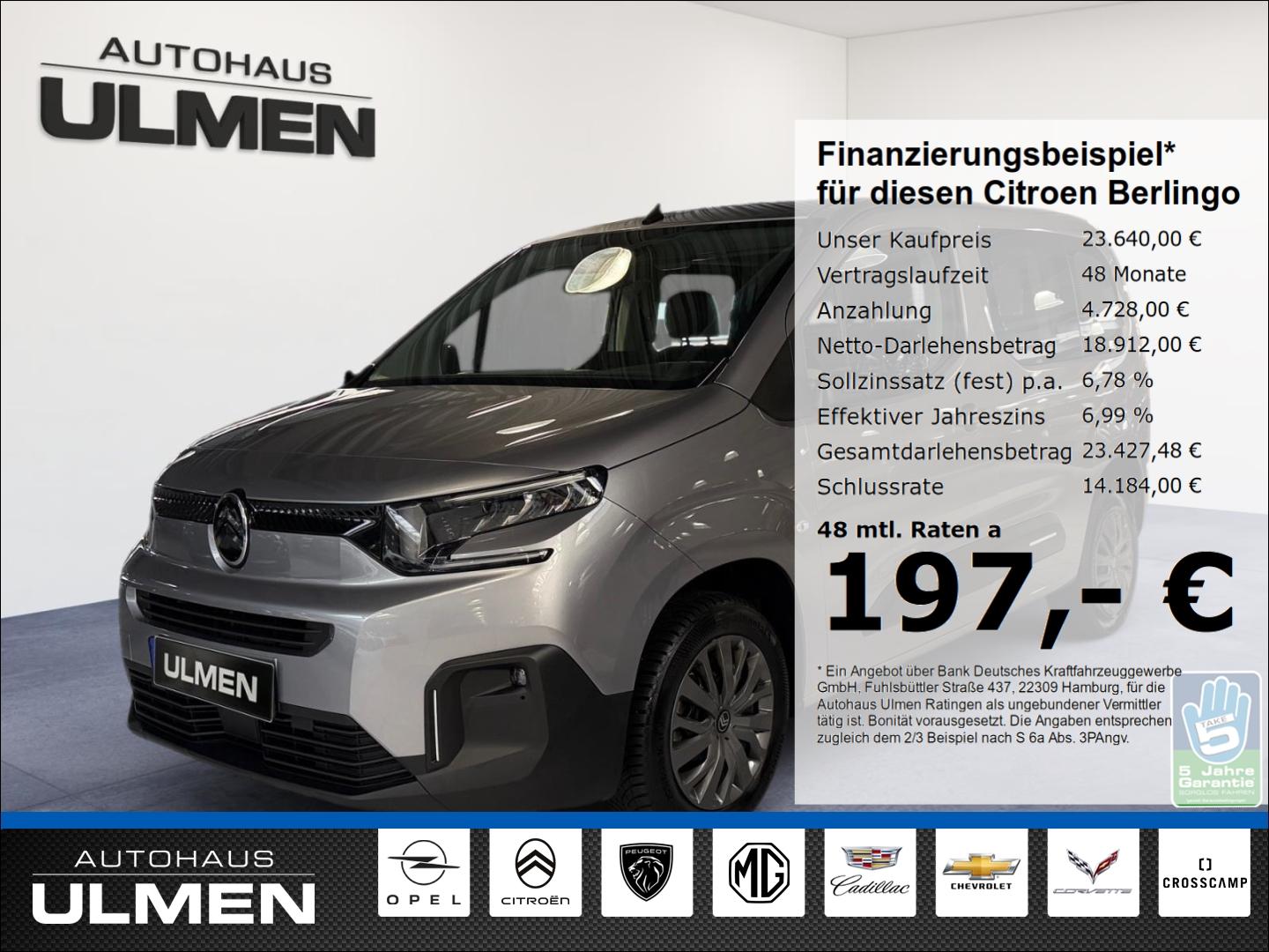 Citroën Berlingo MPV Feel M Digitales Cockpit Apple CarP