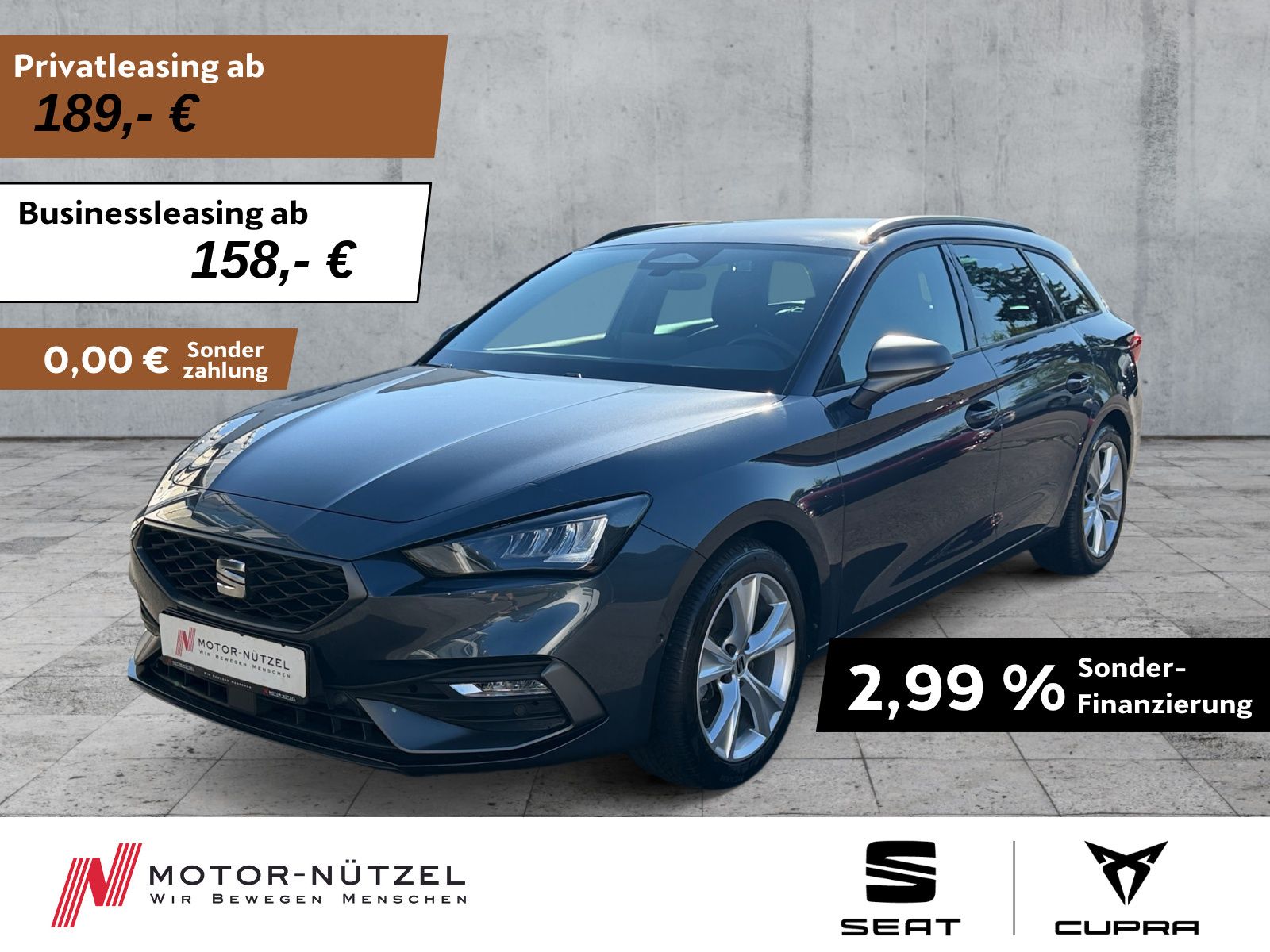 Seat Leon ST 1.5 eTSI DSG FR-LINE LED+NAV+APP+ACC+SHZ
