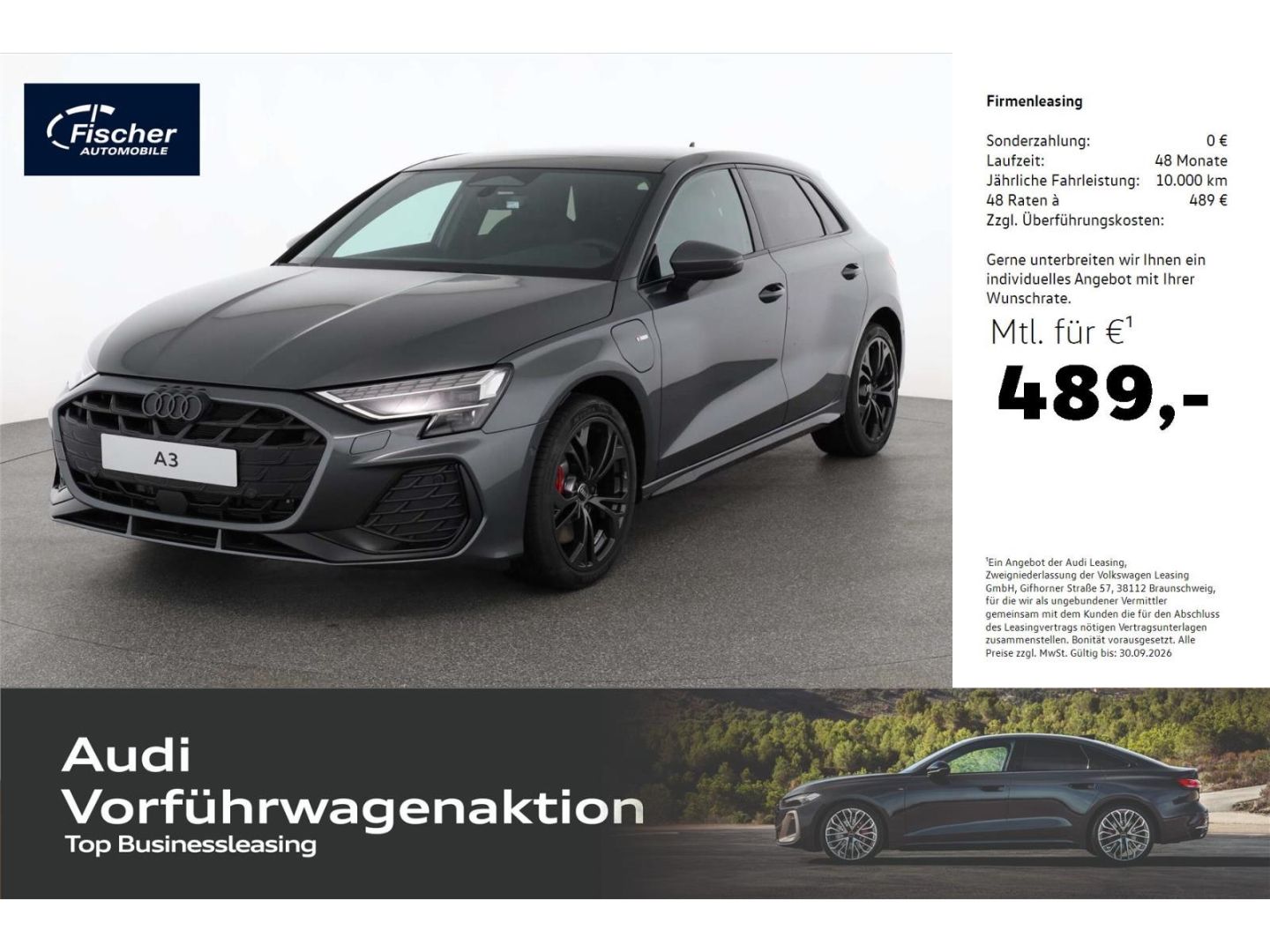 Audi A3 Sportback TFSI e S line LP: 60.647,- /Pano/Ma