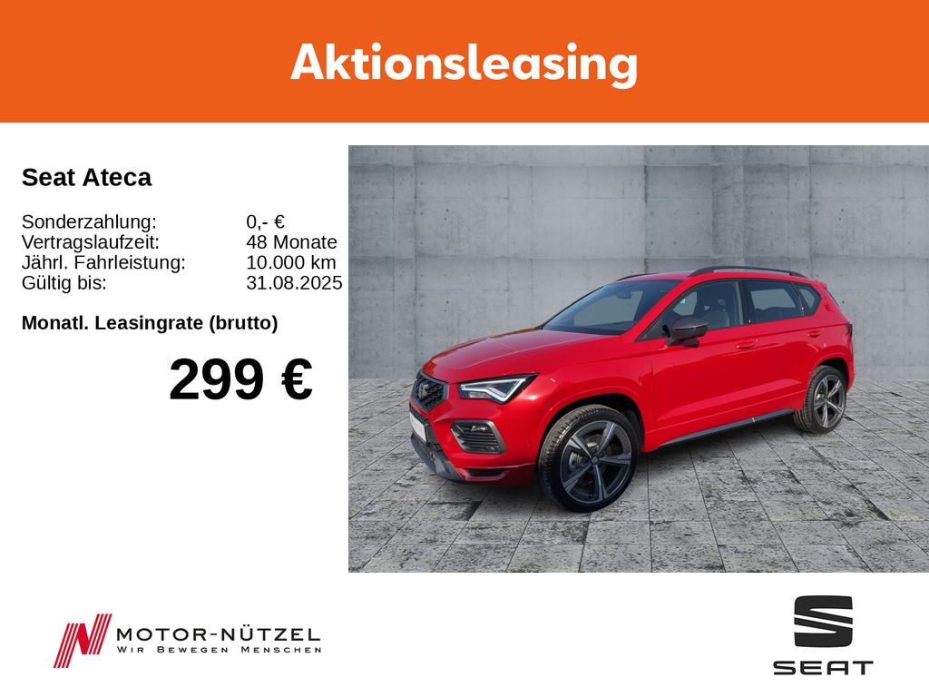 Seat Ateca 150PS TDI/ AHK/ BEATS/ PANO/ NAVI/ SHZ/PDC