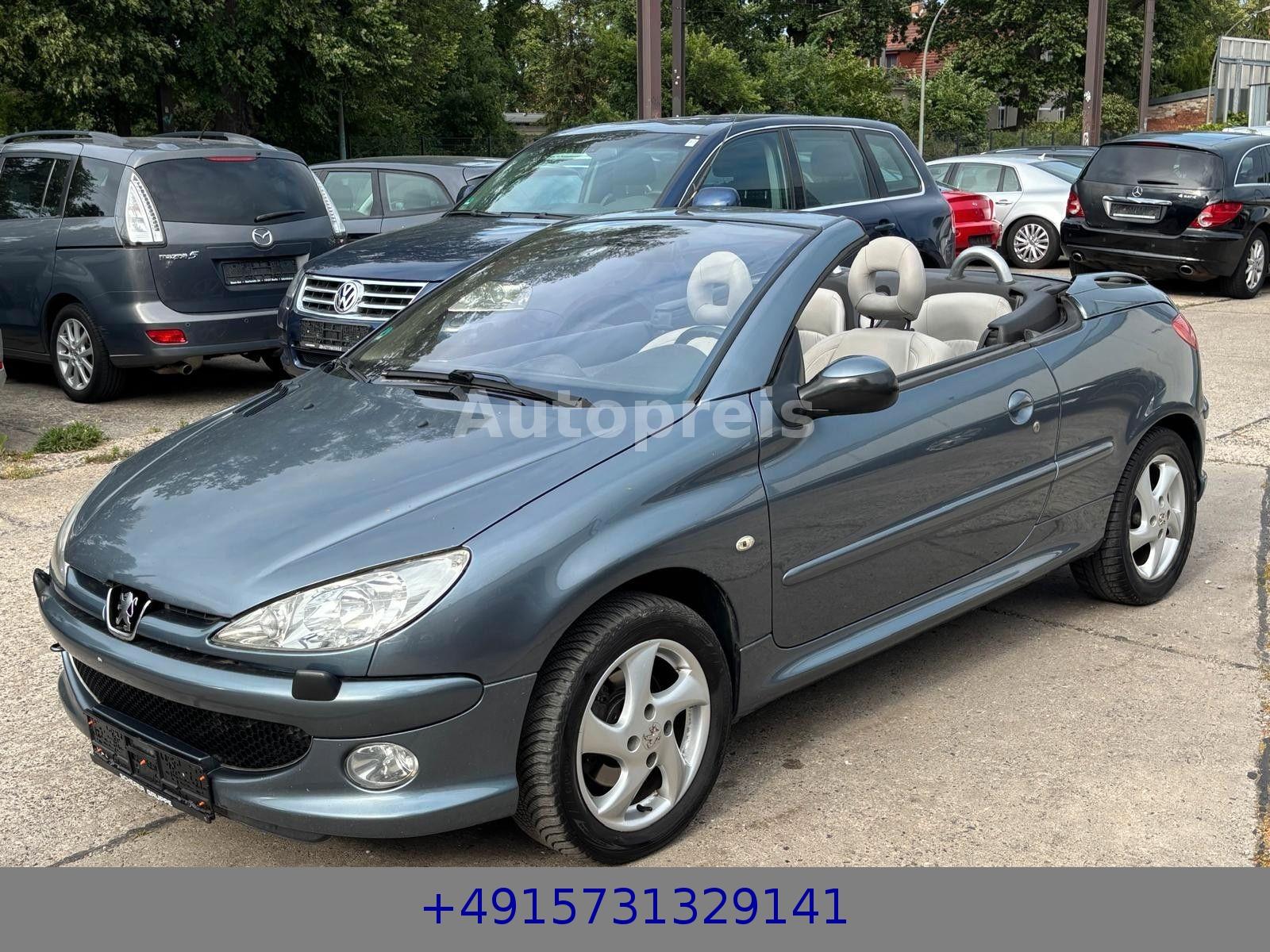 Peugeot 206 CC Platinum Cabrio Klima Leder SHZ