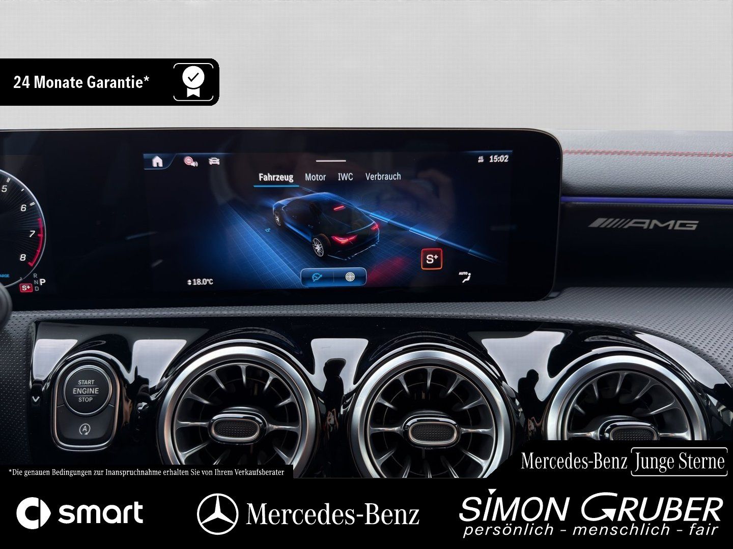 Fahrzeugabbildung Mercedes-Benz CLA 35 4M AMG Night Pano Perfo Sitz Memory Burm