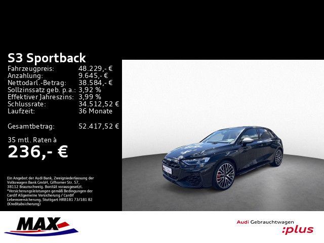S3 Sportback TFSI SONOS+MATRIX+PANO+360°+HUD+