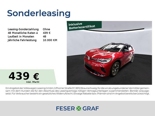 VW ID.4 GTX 4M AHK Alu 20" Matrix Nav Sitzh. Wärmep